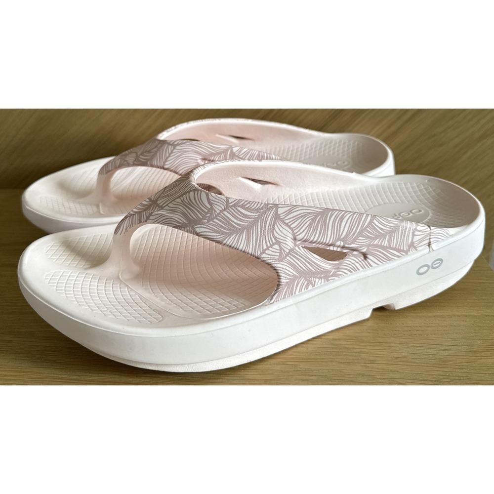 OOFOS OOriginal Recovery Flip Flops Women's 10 Blush Athena Pink Comfort Sandals